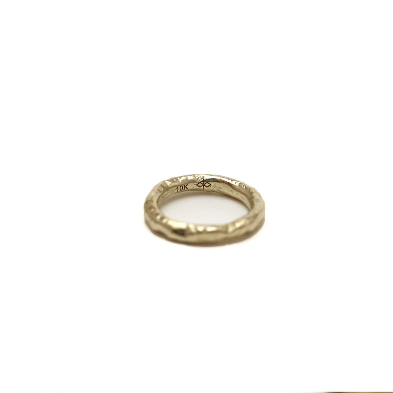 Spes Ring in Recycled 10k yellow gold r by Bexon Jewelry