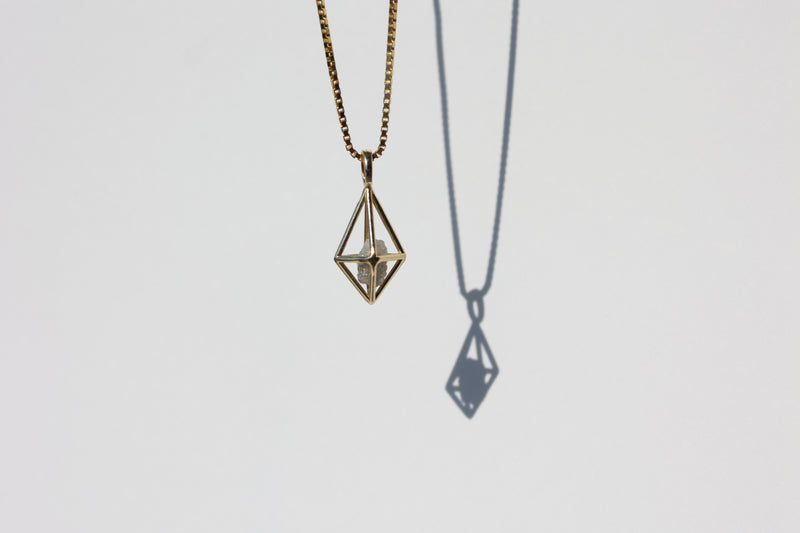 Diamond in the Rough Kite Necklace